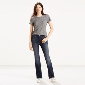 Levi's 515 Women's Bootcut Jeans Blue Women’s Size 10 S/C - Button Back Pockets